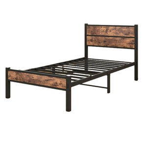 <span class=keywords><strong>Singolo</strong></span> in metallo rustico struttura del letto <span class=keywords><strong>materasso</strong></span> <span class=keywords><strong>Base</strong></span> in metallo letti <span class=keywords><strong>Base</strong></span> <span class=keywords><strong>per</strong></span> Hotel Twin Size metallo telaio del letto - Product Image 1