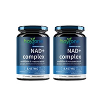 Capsules de soutien énergétique et de vitalité cellulaire pour adultes, marque privée OEM, complexe NAD+ avec Urolithin A et Resvératrol