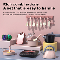 Vente de puzzle multi-aliments nouveau jeu de vaisselle de cuisine moderne ensemble jouets éducatifs cuisine avec 29 pièces