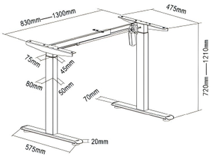 <span class=keywords><strong>2025</strong></span> nóng bán điện Chiều cao có thể điều chỉnh thường vụ bàn hiện đại tự động chiều cao có thể điều chỉnh bàn kinh tế nâng bàn - Product Image 6
