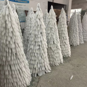 Wholesale White <strong>Conical</strong> <strong>Shape</strong> Christmas <strong>Trees</strong> Wedding Decoration Artificial <strong>Trees</strong> - Product Image 1