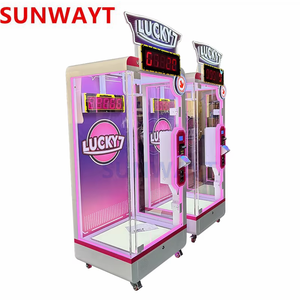 Tùy chỉnh màu hồng may mắn <span class=keywords><strong>7</strong></span> Arcade đồng tiền hoạt động trò chơi kéo cắt giải thưởng Quà Tặng Máy Quà Tặng bán hàng tự động máy trò chơi - Product Image 3