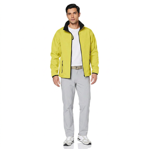 2026 Wholesale High Quality Softshell Autumn <b>Jacket</b> <b>Men</b> Custom Design Stand Collar 100% Cotton Hooded OEM Fabric - Product Image 1