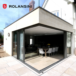 โรลันซินี แวนโก๊ะ ประตูบาน<span class=keywords><strong>เลื่อน</strong></span> AS11 โมเดิร์น อลูมิเนียมอัลลอยด์ <span class=keywords><strong>กระจก</strong></span>สองชั้น สำหรับ<span class=keywords><strong>กั้น</strong></span><span class=keywords><strong>ห้อง</strong></span>แบบเลื่อนเข้ามุม เหมาะสำหรับที่พักอาศัยและเชิงพาณิชย์ - Product Image 1