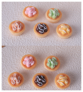 3D alla rinfusa casa delle bambole miniature crostata di uova mini cono <span class=keywords><strong>gelato</strong></span> charmsime per bambini oggetti artigianali in resina ornamenti in plastica modelli alimentari giocattoli - Product Image 5