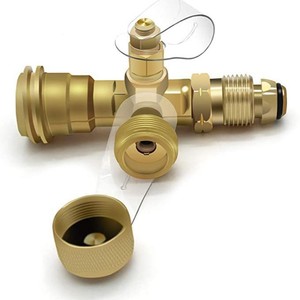 Adaptateur en T en laiton pour entrée d'eau de camping-car, 4 ports, pour utilisation en camping-car - Product Image 4