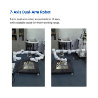 Robot de 7 Ejes con Doble Brazo, Inteligente, Desarrollo Secundario, Convertible Humanoide, para Investigación y Ensamblaje, Disponible para Laboratorios y Líneas de Producción