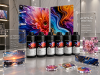ShengColor 1000ML LED UV pour encres à base d'huile pour emballages en bouteille, compatible avec les imprimantes numériques EPN 1390/tx800/l800