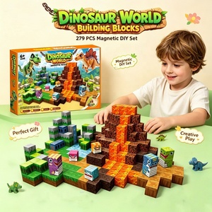 Juego de Construcción Magnético de Dinosaurios, 279 Piezas, Edición Deluxe, Kit de Construcción Masivo para Juego Creativo - Product Image 3