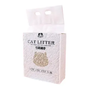 Acessórios Cat fabricante OEM alta qualidade flushable pets milho tofu cat litter areia venda por atacado fornecedores cat litter tofu