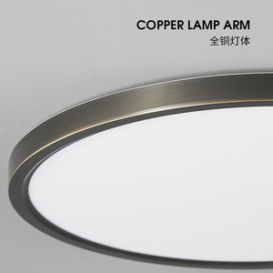 Plafonnier moderne minimaliste à spectre complet Qi Hui Xuan, 300 mm, protection des yeux, pour chambre à coucher, bureau - Product Image 4