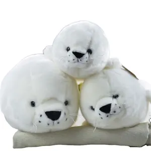 38cm Lifelike Seal Plush Toy Soft Sea Lion Plush Toys Sea World Animal Stuffed Doll Baby Sleeping Stuffed Pillow for Kids Gifts