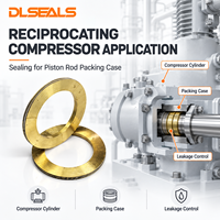 Kit de joints d'étanchéité pour compresseur industriel à cylindre alternatif, dimensions personnalisées sur mesure selon dessin, fourniture directe usine OEM