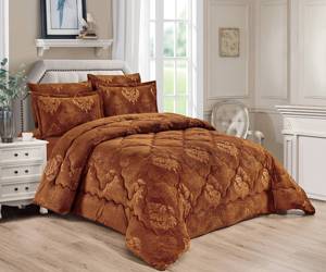 Bộ chăn ga gối đệm nhung pha lê mềm mại, chất liệu sợi mềm mại 300gsm, đạt chứng nhận Oeko-Tex, thích hợp cho mùa đông hoặc vùng Trung Đông - Product Image 3