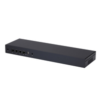 Qotom Q190G4-1U Rack Serveur Barebone Intel Celeron J1900 4 * Intel I210-AT Gigabit LAN Pare-feu Routeur Mini PC