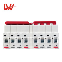 LW MCB Interruptor de transferencia manual de enclavamiento de alta calidad Disyuntor en miniatura SNB1-63 C63 1P2P3P4P
