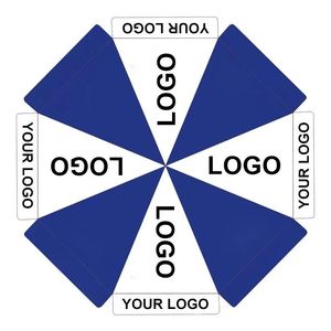 Custom <b>Umbrella</b> Advertising Printed Wholesale Waterproof UV <b>Patio</b> with Logo Beach Parasol De Plage - Product Image 2