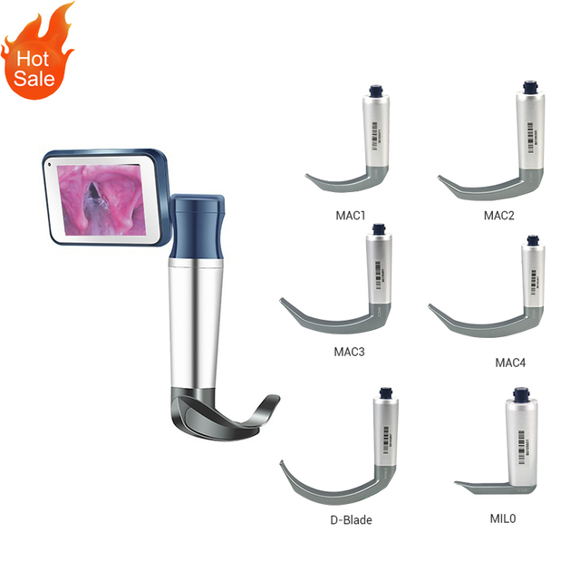 Manufacturer of Intubation Video Laryngoscope Fiber Optic Endoscope Price LED Camera Scope