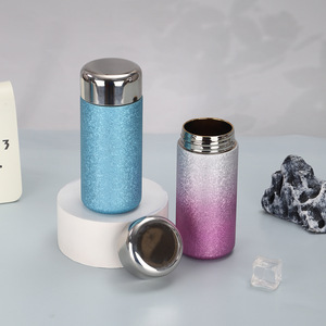 Personnalisé 260ml Mode Titane Enduit Double Paroi Aspirateur Ménage Extérieur Tasse Isolé Mini Tasse À Eau - Product Image 4