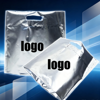 Sacs isothermes personnalisés en aluminium avec fermeture éclair et poignée, recyclables, résistants à l'humidité, pour la livraison de lait et des aliments en conserve