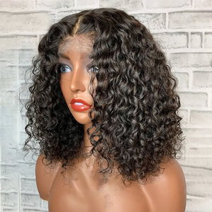 Pas cher Kinky Curly Short Bob Perruque de <span class=keywords><strong>Cheveux</strong></span> Humains Perruques Lace Front de <span class=keywords><strong>Cheveux</strong></span> Humains pour les Femmes Noires Bruts Vietnamiens <span class=keywords><strong>Cheveux</strong></span> HD Lace Frontal Perruques - Product Image 5