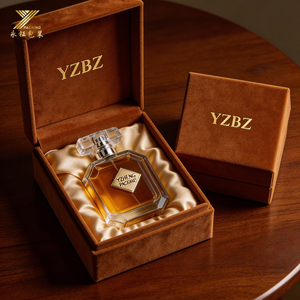 YZ-Luxury Flacon de parfum en verre octogonal taillé en diamant - 30ml 50ml 100ml Vaporisateur à brume fine en cristal de silex de haute qualité pour marques de niche - Product Image 1