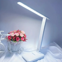 Lampe tactile LED rechargeable, lampe de table LED, lampe de bureau LED, protection des yeux, lampe de bureau
