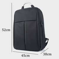 Sac à dos pour ordinateur portable de grande capacité, pas cher, OEM, 15,6 pouces, Oxford, fermeture éclair, voyage d'affaires, étanche, port USB