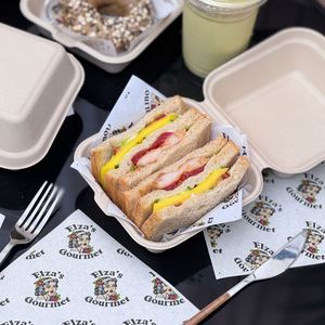 Empaque de Papel Desechable Personalizado, Ecológico, Recubierto, Antigrasa, de Grado Alimenticio para Sándwiches, Pan, Donuts, Croissants y Waffles - Product Image 3