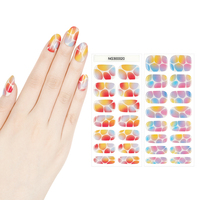 Nouveauté Styles personnalisés 30 bandes de vernis à ongles en gel décoratif de haute qualité, gel semi-durci longue durée avec lumière UV