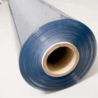 Feuille de plastique flexible transparente en PVC souple 2 mm 0,05 mm Film PVC super clair en rouleau