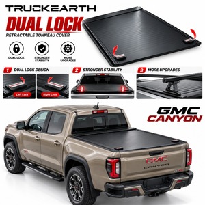 ฝาปิดกระบะท้ายแบบม้วนเก็บได้ด้วยมือสำหรับรถกระบะ GMC Canyon พร้อมระบบปลดล็อคคู่ สามารถปลดล็อคได้ทั้งสองด้าน - Product Image 1