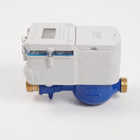 DN15 Brass Durable Prepaid IC Card Smart Digital Multi Jet Water Meter with Valve Control