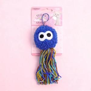 Juguete para Gatos de Peluche con Forma de Pulpo de Dibujos Animados, Material de Lana Suave y Duradero, Bola Colgante para Masticar, en Caja - Product Image 5