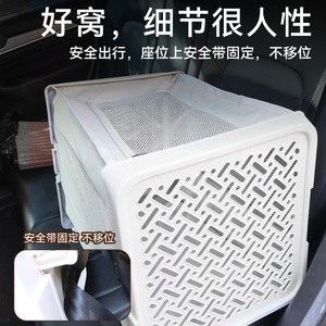 Soft-Sided Pet Carrier Oxford Fabric Foldable Breathable Portable <b>Dog</b> Cat Travel Cage Modern Design - Product Image 5
