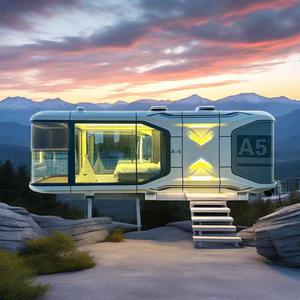 Nhà viên nang không gian thông minh với thiết kế mô-đun, nhà container cho các hoạt động củ<span class=keywords><strong>a</strong></span> khách sạn Boutique - Product Image 5