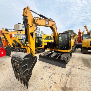 Excavatrice sur chenilles hydraulique d'occasion Caterpillar 7,5 tonnes CAT307.5, quasi neuve, d'origine japonaise, pour travaux de construction, 0,33 m - Product Image 1