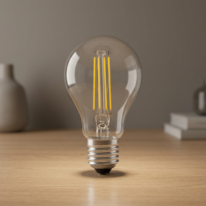 Lampada Sferica in Cristallo Clara Retrofit LED Dimmerabile E27 5W 2700K 470Lm 15000h 230V (4058075436800) - Product Image 3