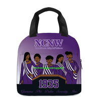 Gamma Phi Delta Sorority Lunch Box Sac à déjeuner portable pour sororités, sac isotherme réutilisable pour le bureau, le travail et les voyages