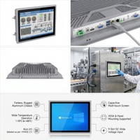 Panel PC Industrial de 19.0 Pulgadas con Pantalla Táctil Capacitiva Sin Ventilador, Carcasa de Aleación de Aluminio Fundida a Presión, Doble LAN y Puerto HD