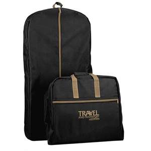 Free sample Travel business black suit clothing hanging garment bags with pockets, made to order from a Chinese manufacturer - Product Image 3