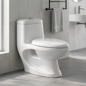 Salle de bain Articles sanitaires occidentaux Water Closet - Western WC Toilet Bowl Pedestal Basin Washdown One-Piece, Nigeria, Twyford, Ghana - Product Image 6