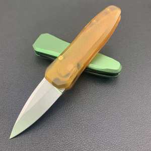 Kersha 7500 couteau de sauvetage auto-pliant couteau de survie de camping personnalisable de haute qualité avec poignée PEI pour l'auto-défense de chasse - Product Image 5