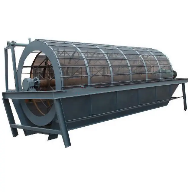 Industrial Rolling Drum Screen Trommel Screen Variable application range-Compost chemical coal antimony bauxite Seiving machine