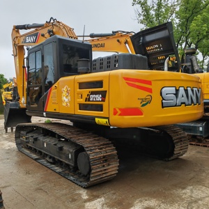 Excavatrice Sany SY215 d'occasion en stock, 21,5 tonnes, peinture d'origine chinoise, FOB Shanghai - Product Image 3