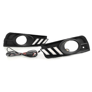 Luz diurna LED para Chevrolet Cruze 2009-2014 con cubierta de luz antiniebla e intermitente para faro delantero - Product Image 3