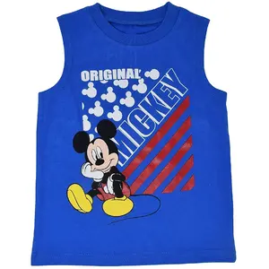 Wholesale Knitted Casual 100% Cotton Animal Children Boys Tank Top From Bangladesh - Product Image 1