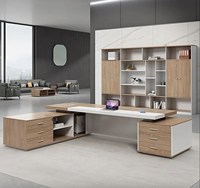 Ensemble de bureau de direction de luxe Mobilier de bureau gestionnaire Mobilier de bureau Mobilier commercial Bureau de travail
