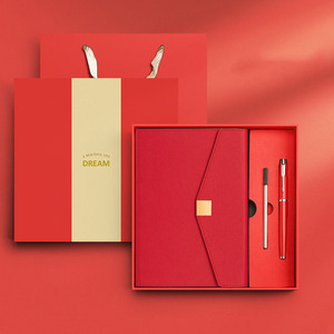 A5 Loseblatt-Notizbuch-Set mit Stift für Mitarbeitergeschenke Bürobedarf Geschenk - Product Image 1