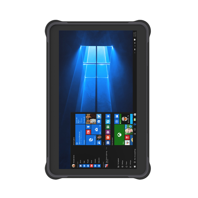 Durable Windows 11 OS Computer UHF Rfid Tablet Long Distance Rugged Tablet with Removable 12000mAh Battery RJ45 RS232 Port Q10